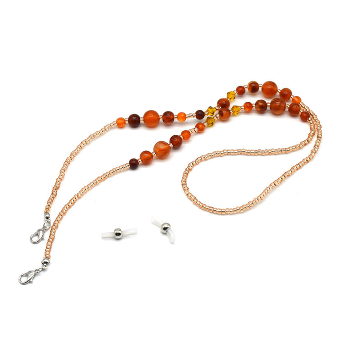 Handcrafted Beaded Eyewear Retainer Chain Bowlift