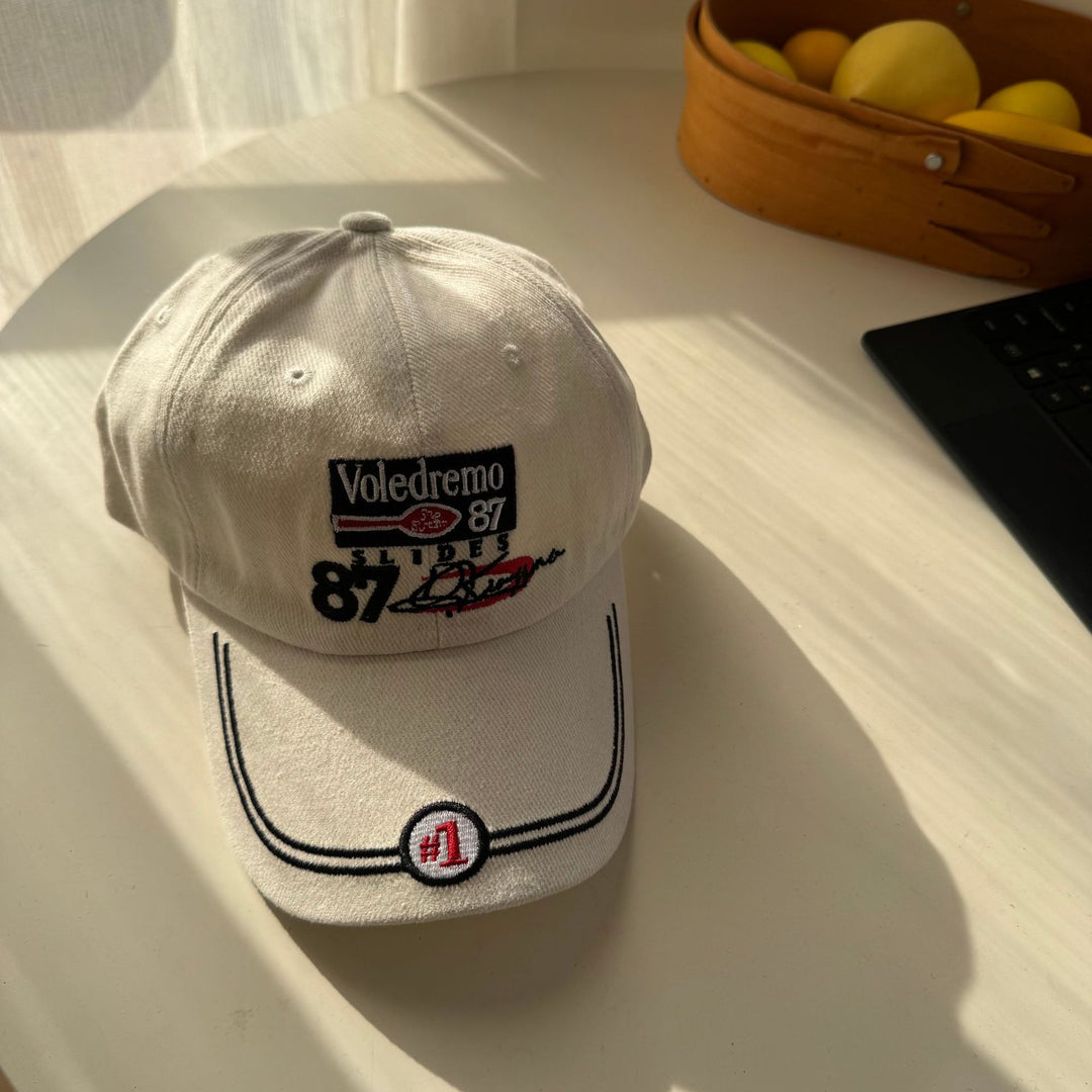 Men's Vintage-Inspired Embroidered Baseball Cap Bowlift 1783922647