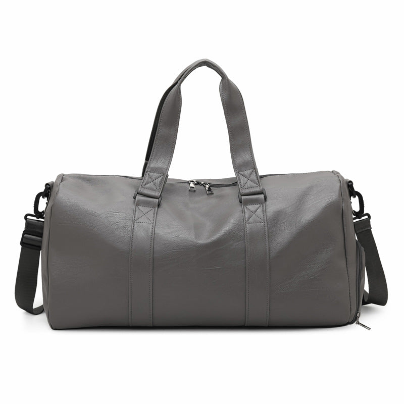 Premium Leather Gym Duffle Bag Bowlift