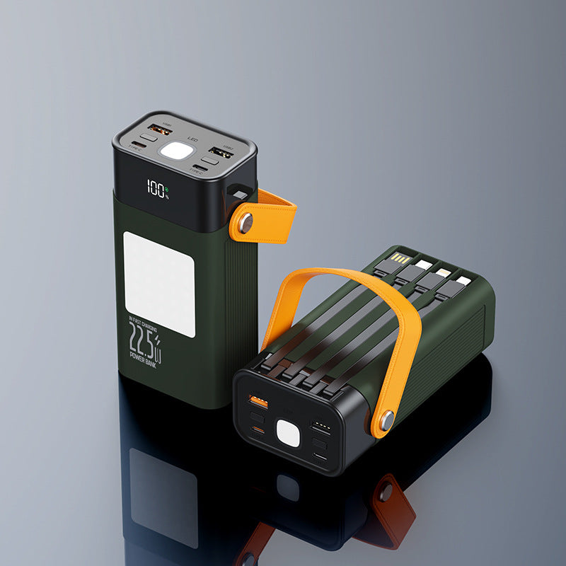 Portable power bank with fast charging port and LED display Bowlift