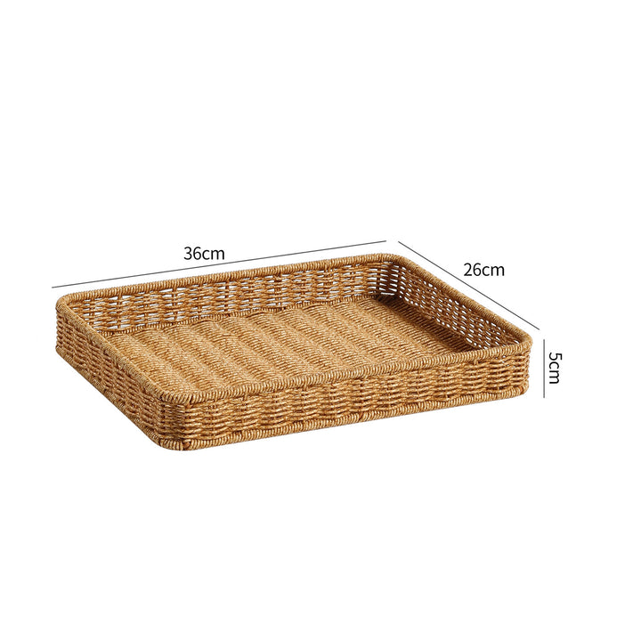 Handwoven Decorative Storage Chest Bowlift