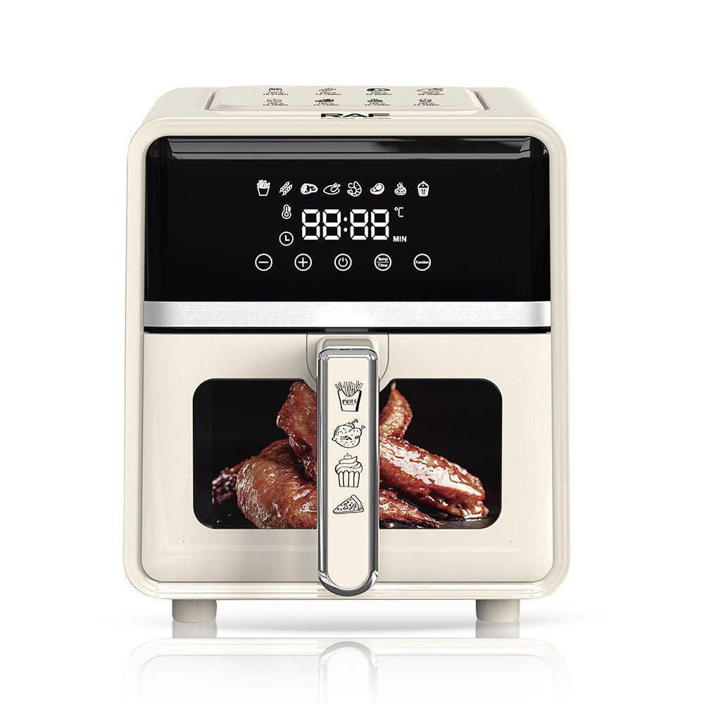 High-Capacity Multifunctional Air Fryer with 360° Air Circulation Bowlift