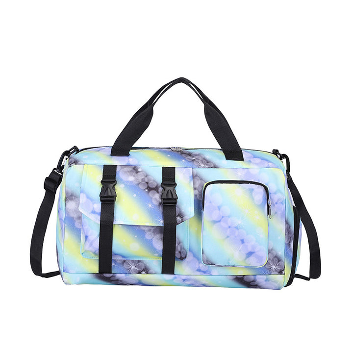 Colorful Printed Travel Duffle Bag Bowlift