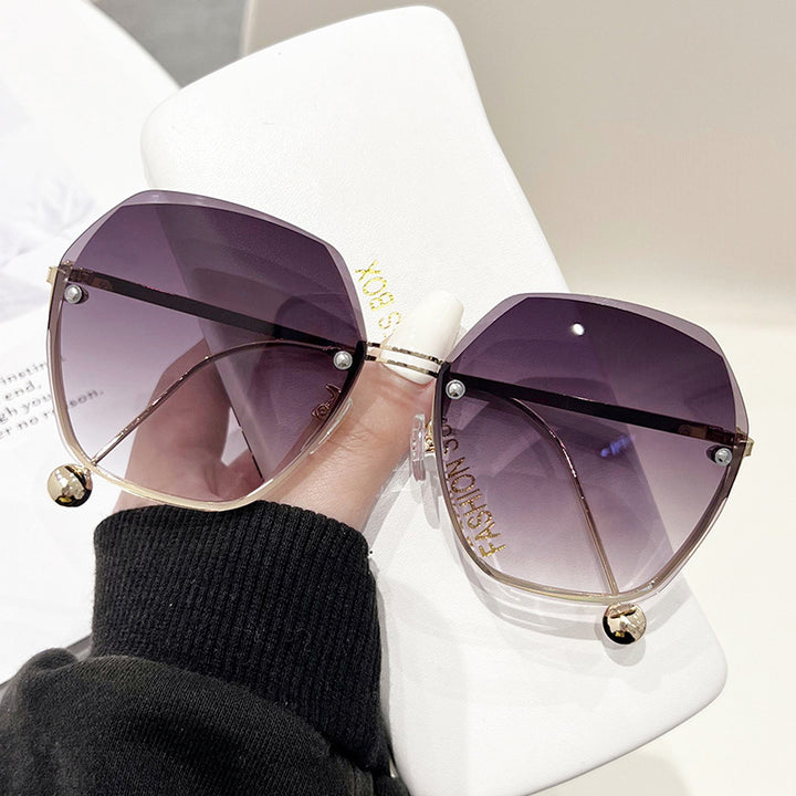 Women's large geometric sunglasses Bowlift