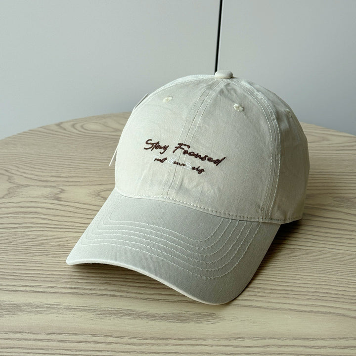Men's Casual Cotton Embroidered Cap Bowlift