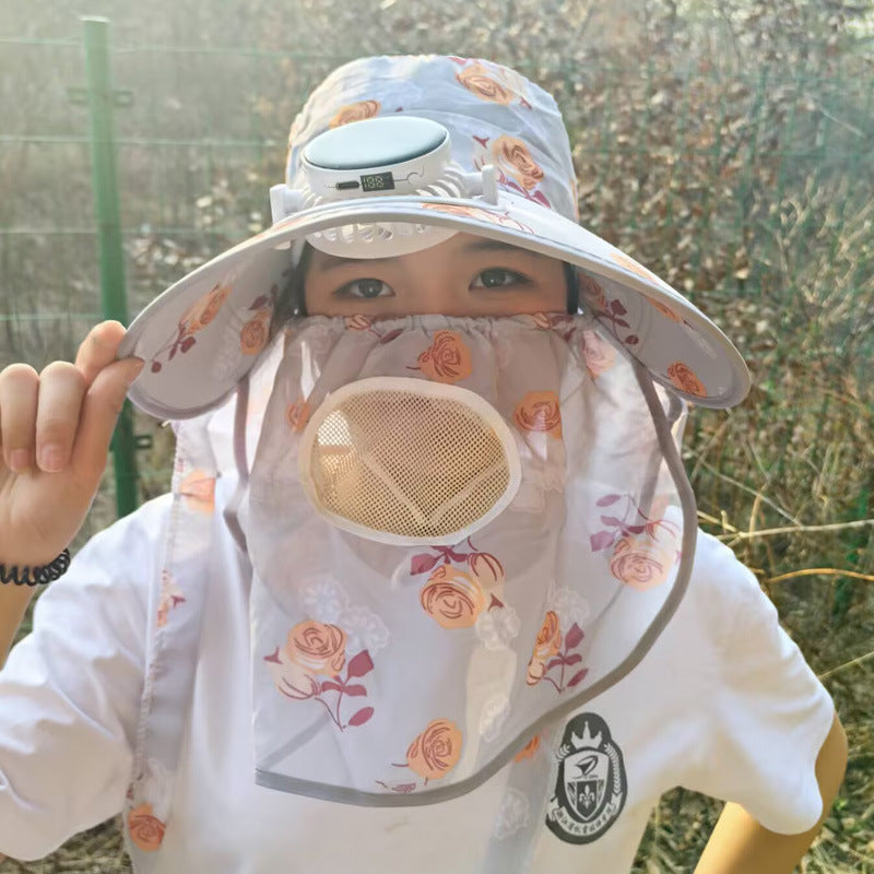 UV protection sun hat with removable insect net and breathable air vent Bowlift