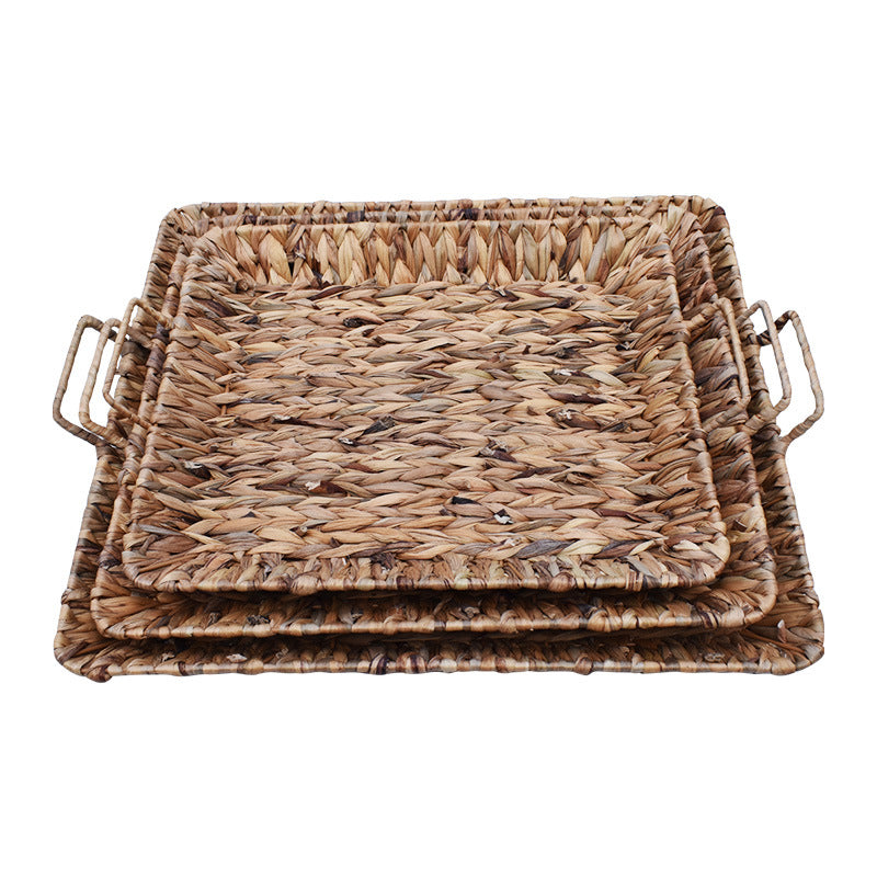 Woven Serving Tray Set Bowlift