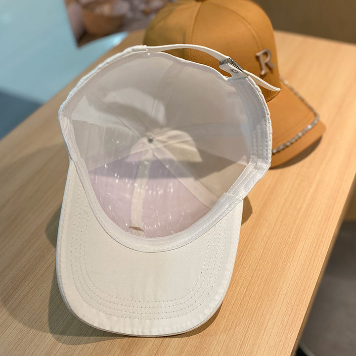 Women's Studded Rhinestone Baseball Cap Bowlift
