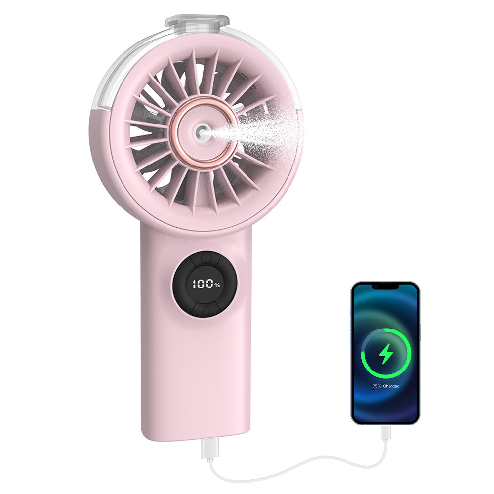 Unisex Portable Rechargeable Mini Fan Bowlift