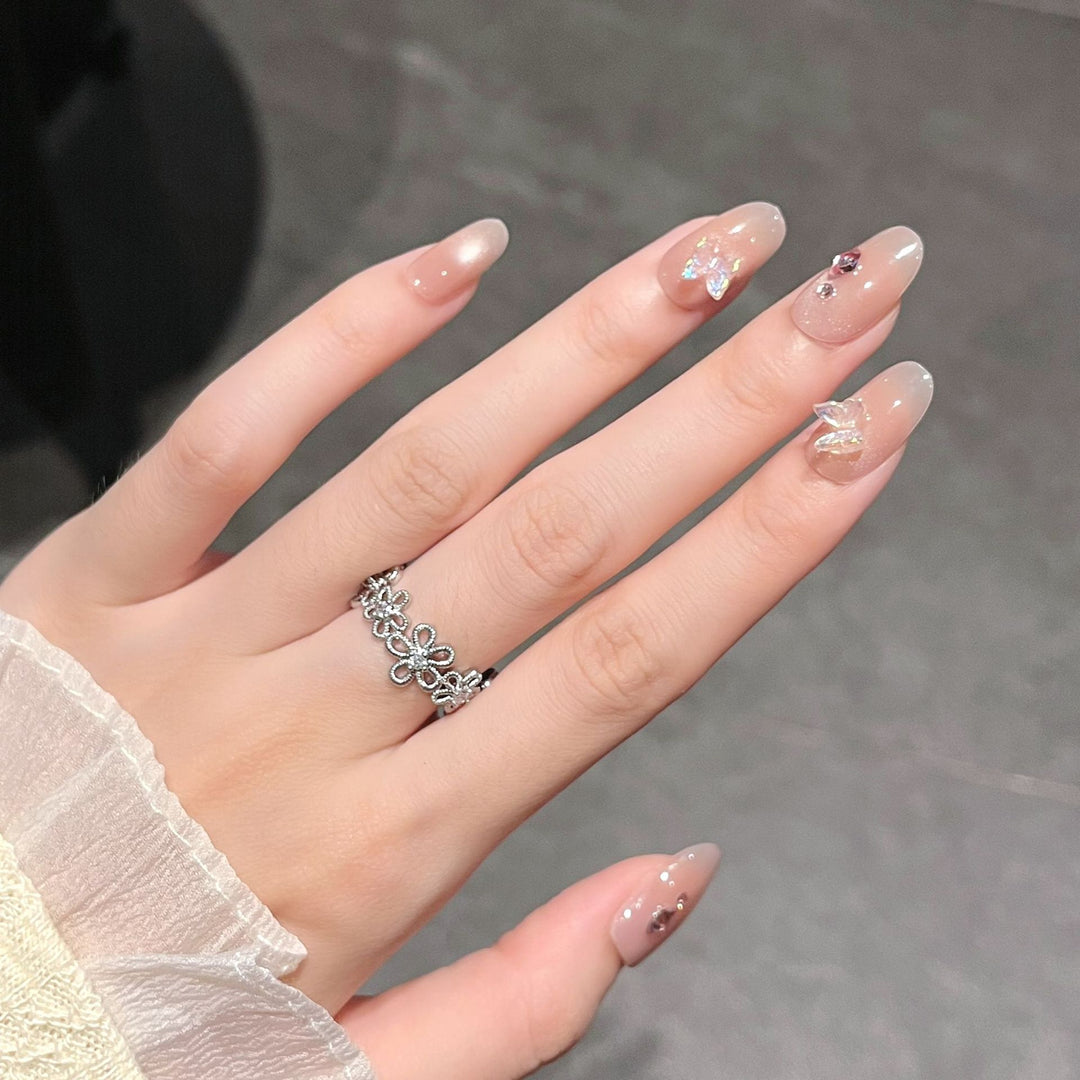 Artistic Press-On Nail Design Bowlift 1787316171