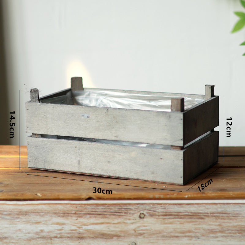Practical storage box made of wood Bowlift