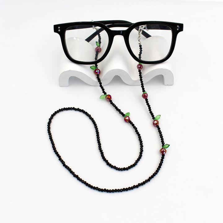 Charming Floral Beaded Eyewear Chain Bowlift