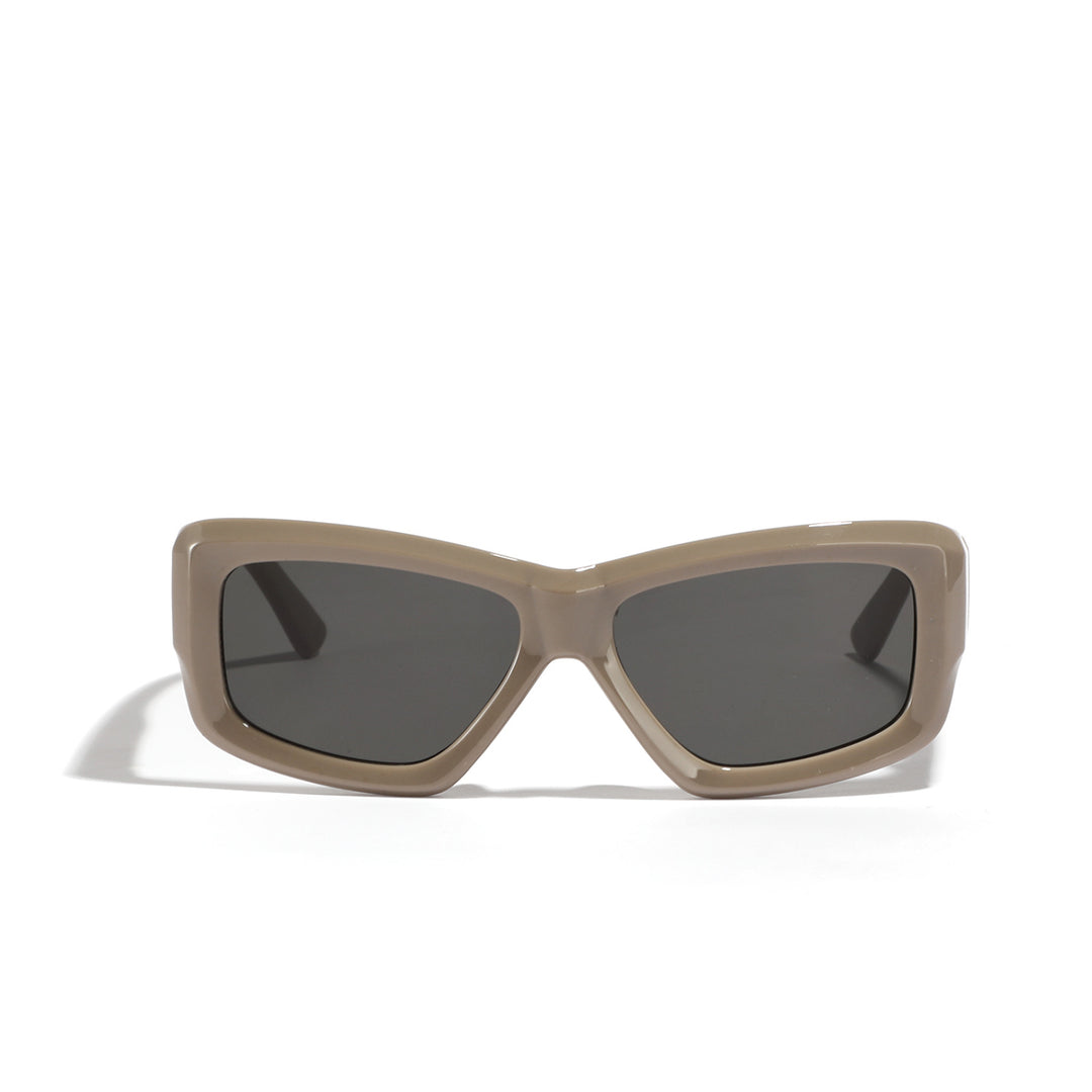 Women's oversized geometric sunglasses with modern frame Bowlift