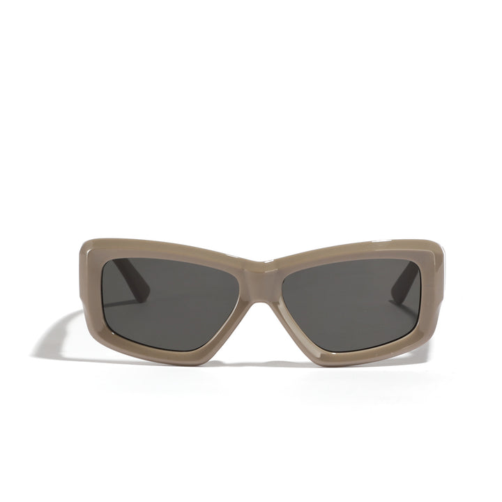 Women's oversized geometric sunglasses with modern frame Bowlift