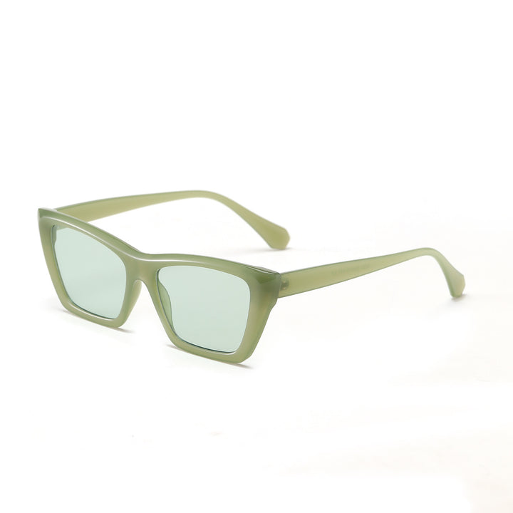 Women geometric sunglasses with stylish plastic frame Bowlift