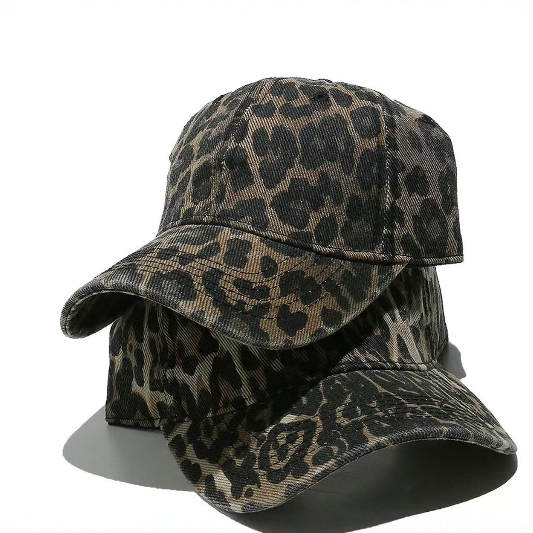 Women's Stylish Animal Print Baseball Cap Bowlift