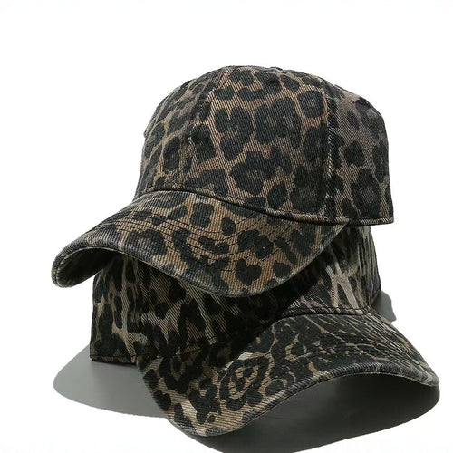 Women's Stylish Animal Print Baseball Cap Bowlift