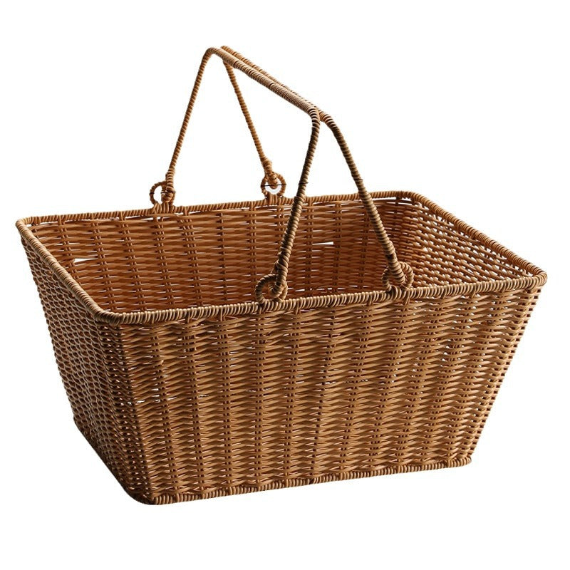 Unisex Rectangular Shopping and Storage Basket Bowlift