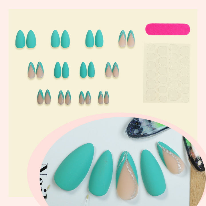 Glossy Stiletto Press-On Nail Art Set Bowlift