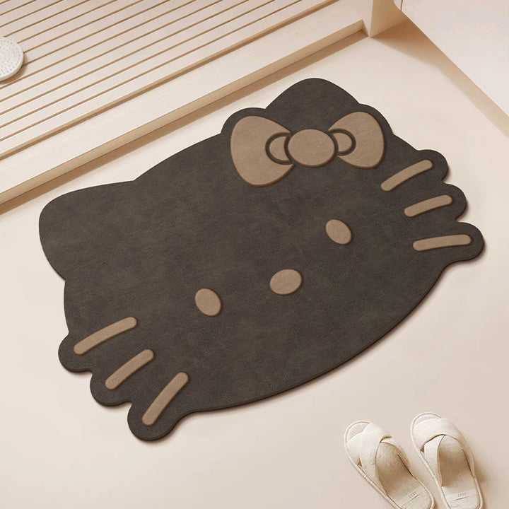 Cat-Shaped Bath Mat