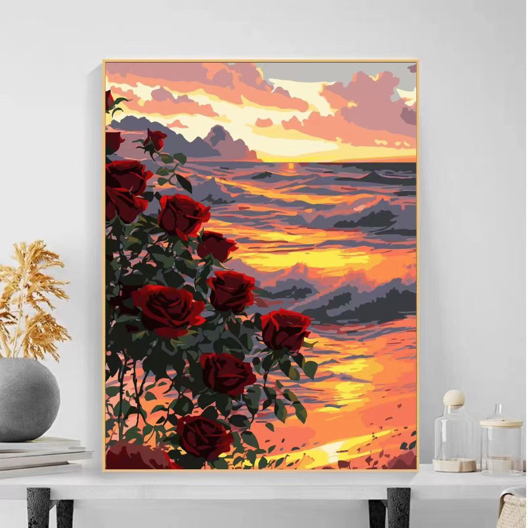 Scenic Ocean Sunset Wall Art Bowlift