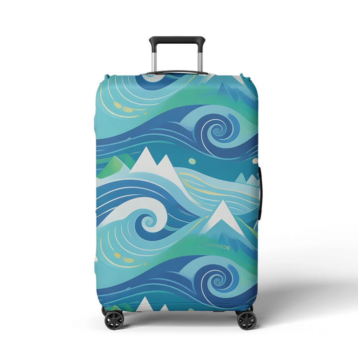 Women's suitcase cover with modern graphic design Bowlift