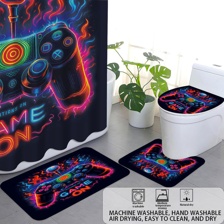 Digital Dragonfly-Themed Bathroom Set Bowlift