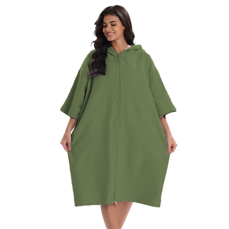 Practical and comfortable bathrobe poncho Bowlift