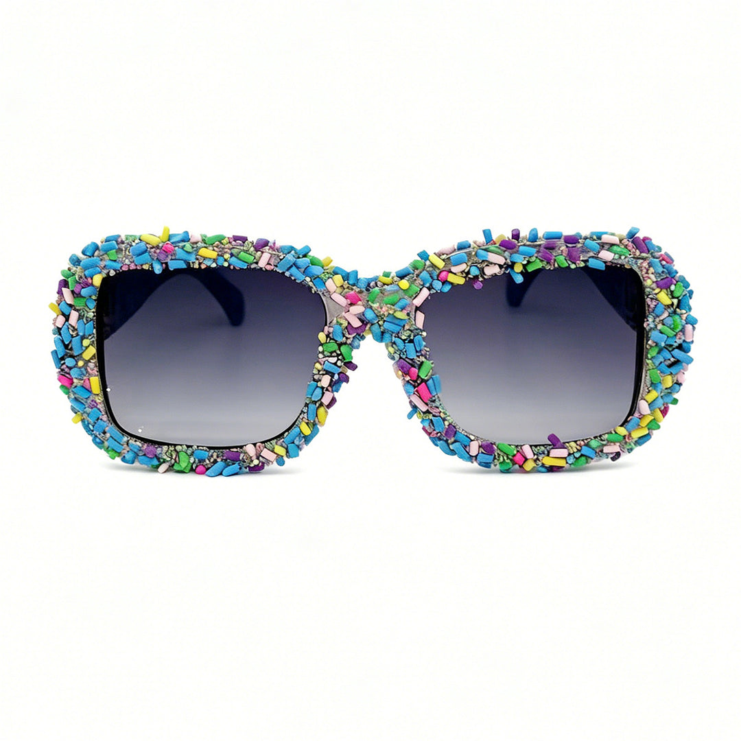 Women's sunglasses with creative candy trim Bowlift