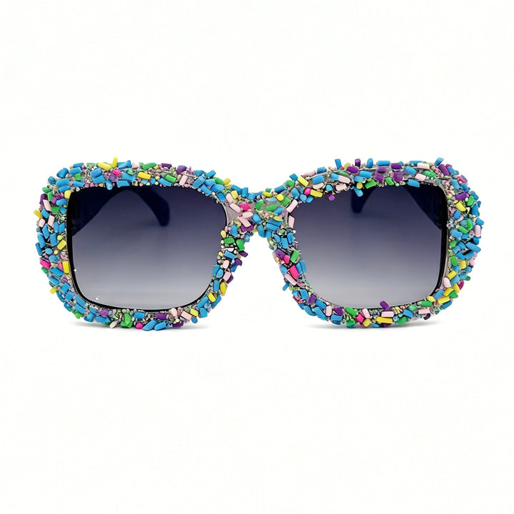 Women's sunglasses with creative candy trim Bowlift