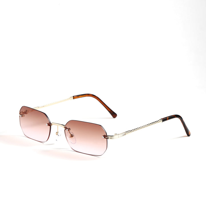 Women’s geometric sunglasses with filigree metal frame Bowlift