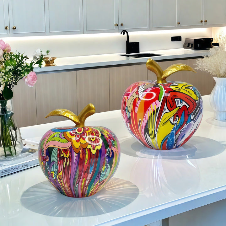 Decorative apple figure with artistic design Bowlift