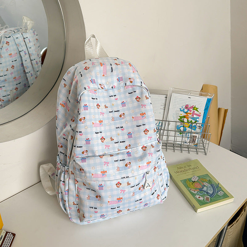 Playful Animal Patterned Backpack