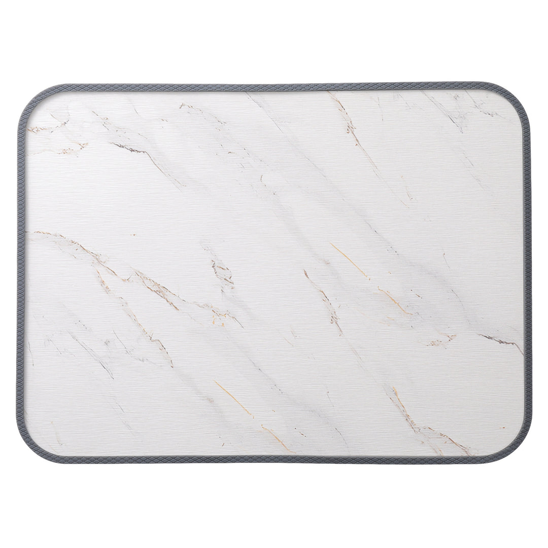 Marble Effect Kitchen Work Surface Protector Mat