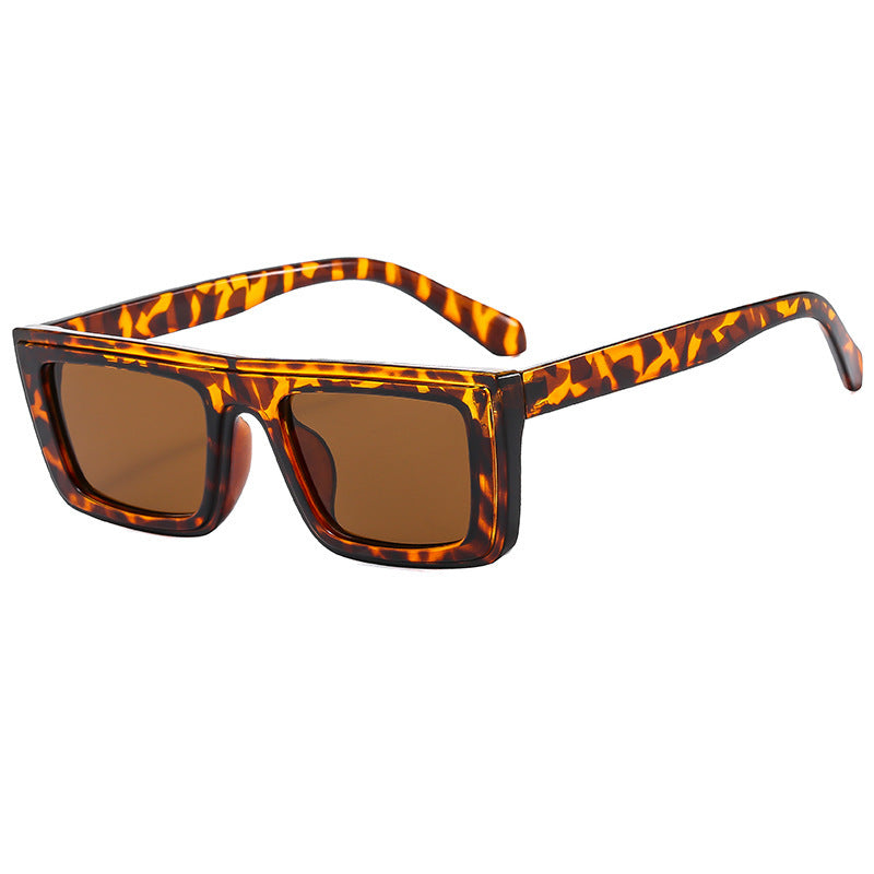 Women's fashionable square sunglasses with wide frame and polarized lenses Bowlift
