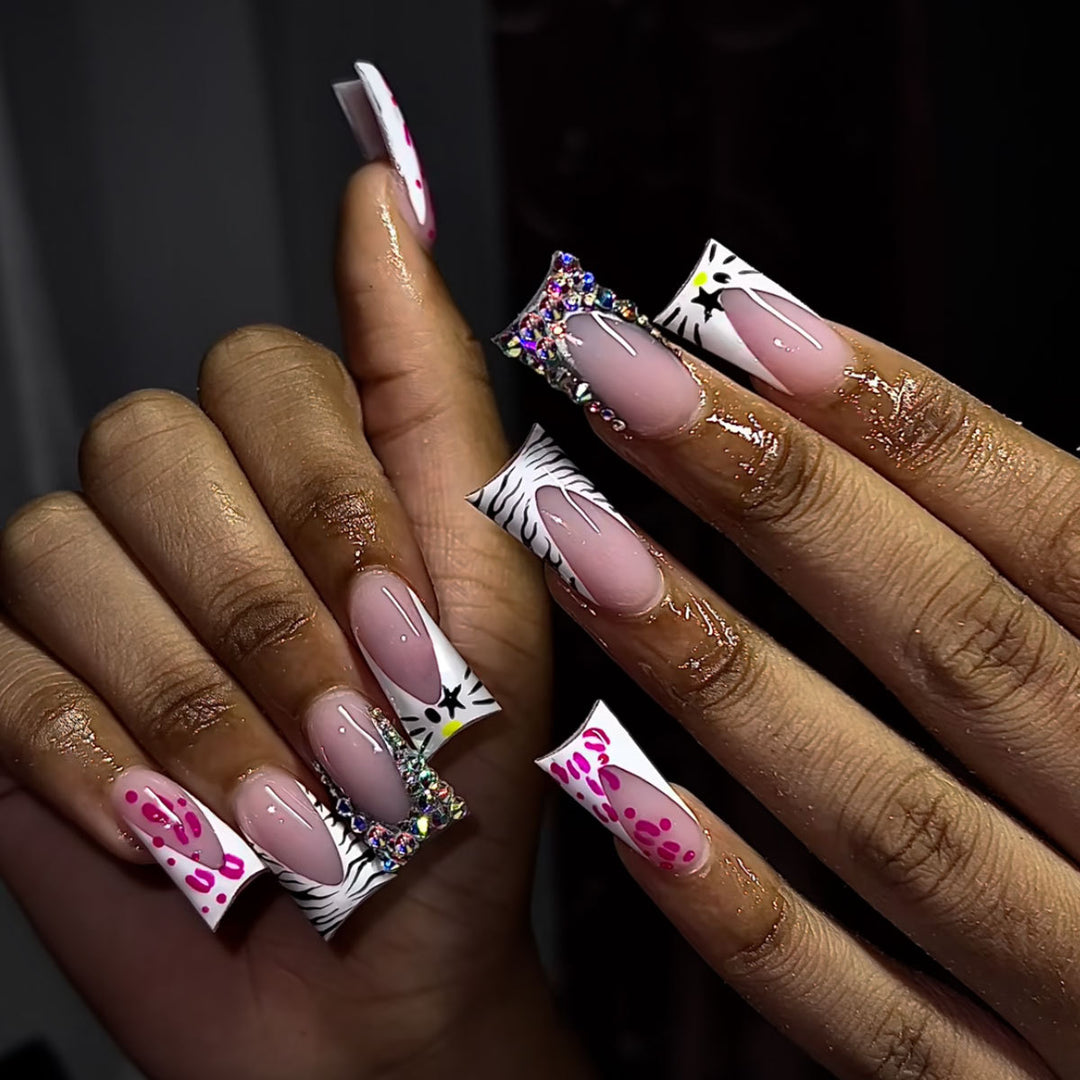 Artistic 3D Acrylic Nail Art Extensions Bowlift