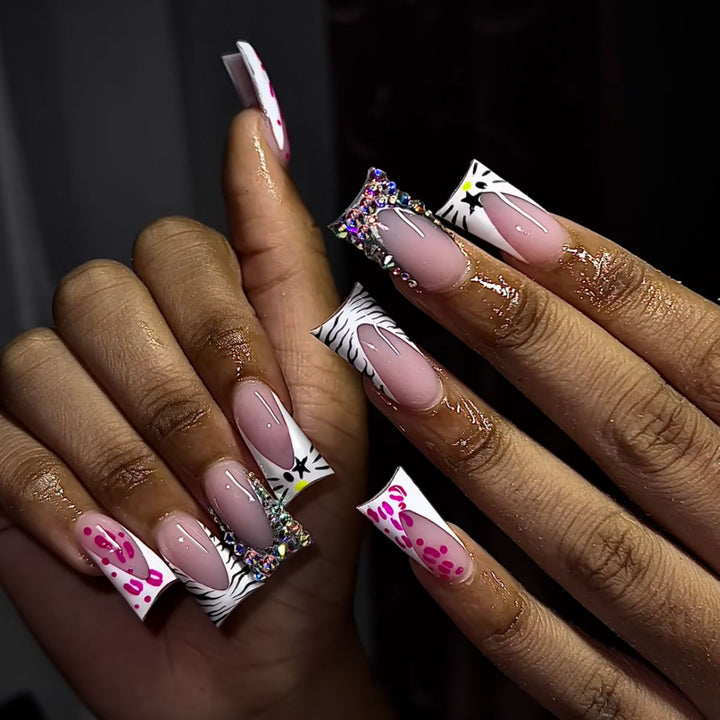 Artistic 3D Acrylic Nail Art Extensions Bowlift