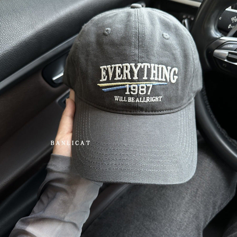 Men's Casual Embroidered Statement Baseball Cap Bowlift