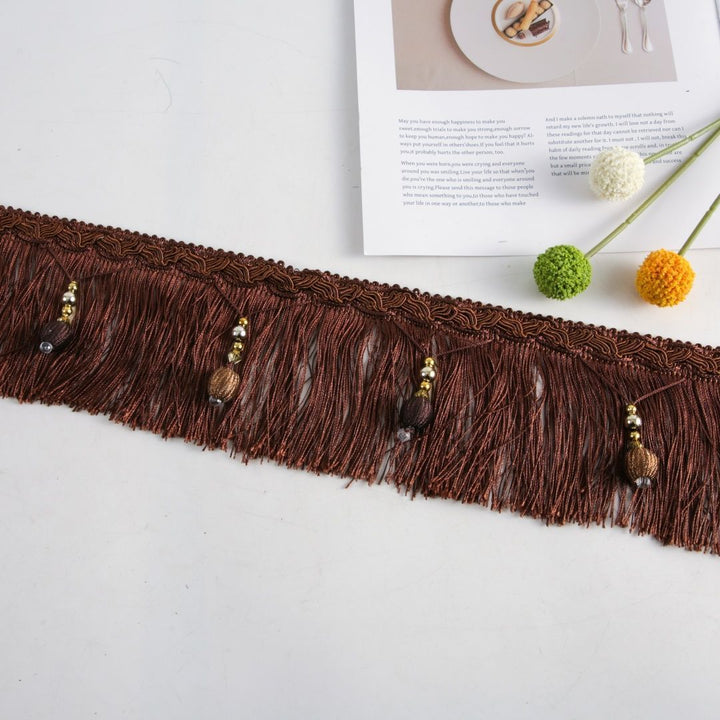 Luxury Fringe Braid with Bead Trim Bowlift