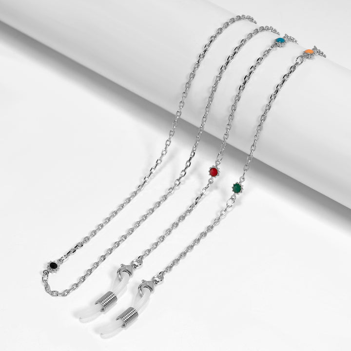 Decorative Gemstone Eyewear Chain Bowlift