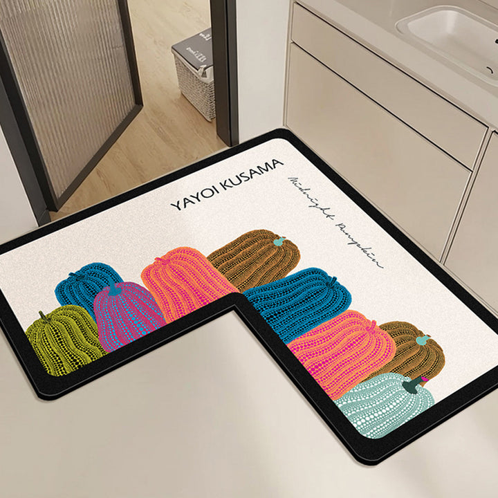 Cute Rabbit Print Bath Mat Bowlift
