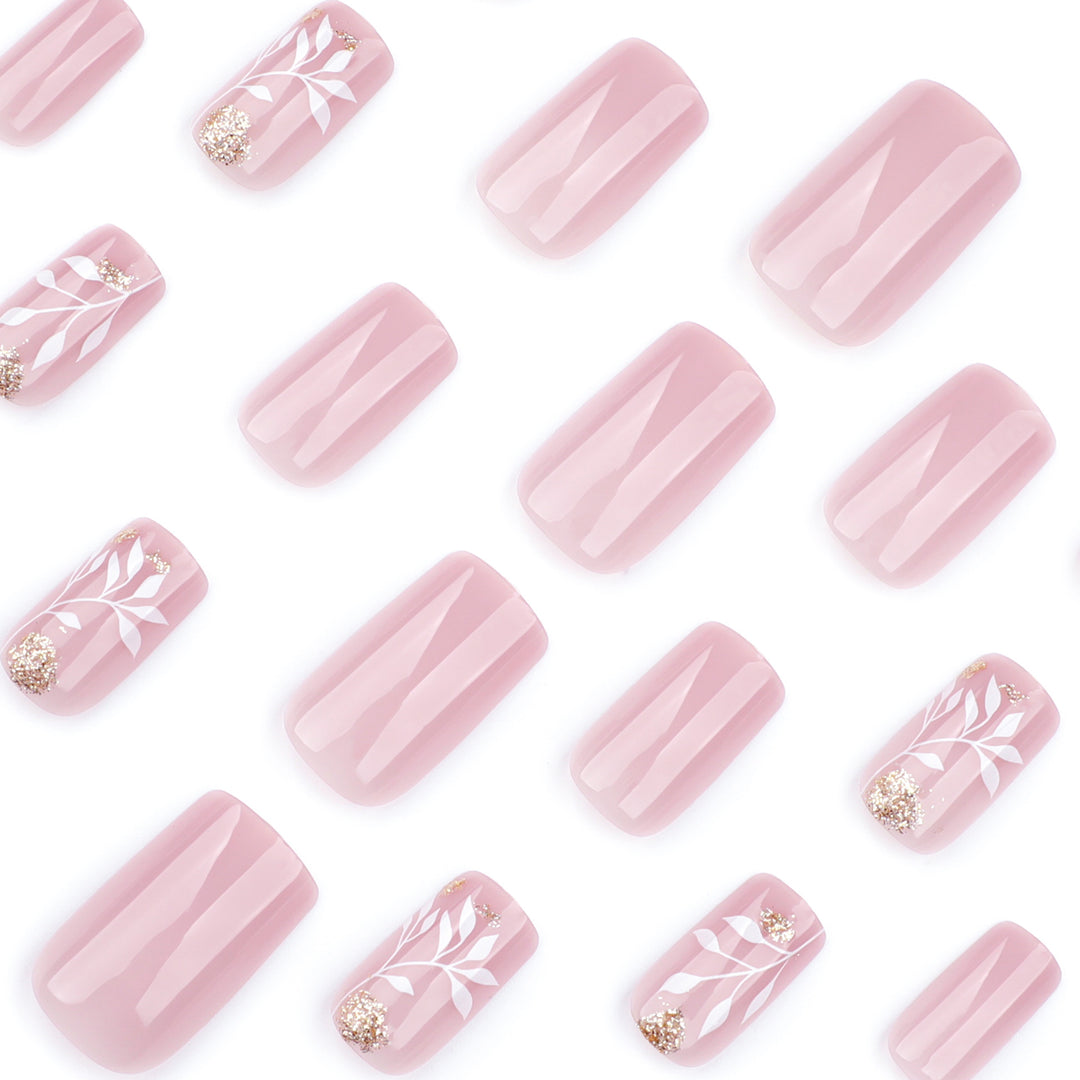 Artful nail art with elegant floral design Bowlift