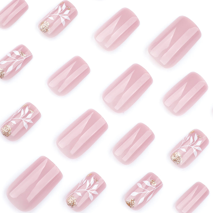 Artful nail art with elegant floral design Bowlift