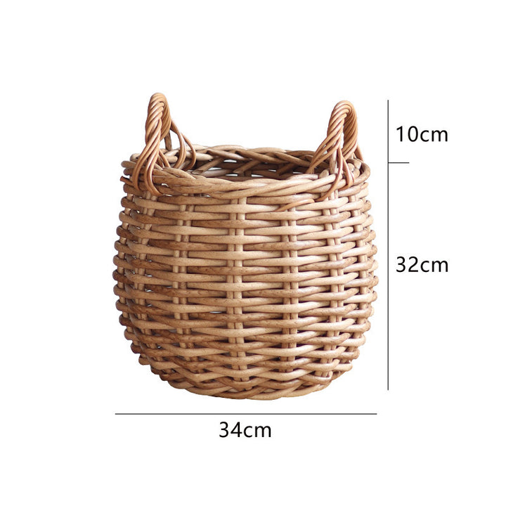 Handwoven basket with practical handles Bowlift