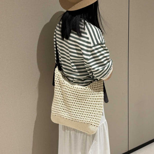 Hand-knotted strap bag Bowlift