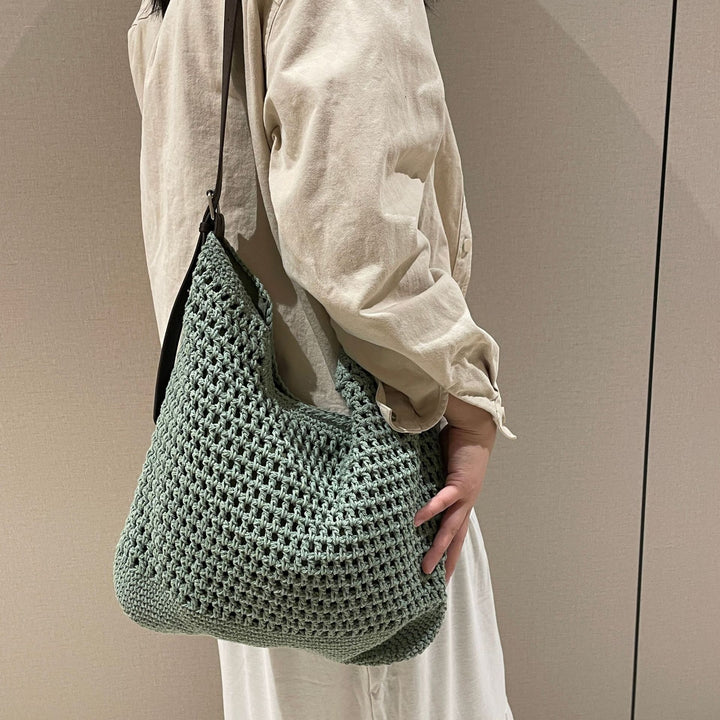 Trendy Macrame Basket Bag Bowlift