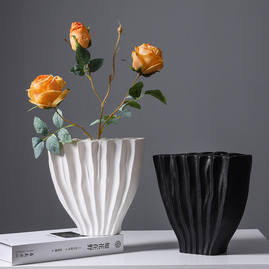 Decorative Textured Ceramic Vase