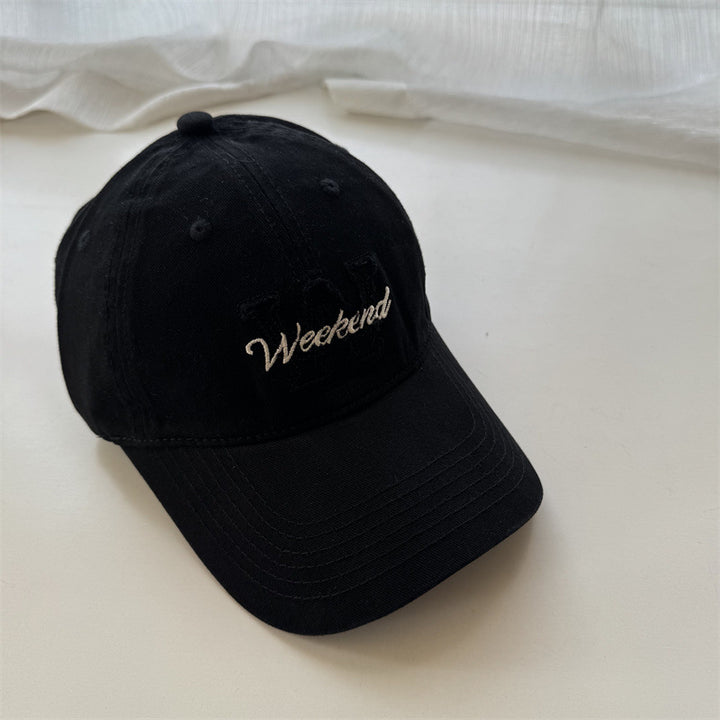 Women's Casual Embroidered Cotton Cap Bowlift