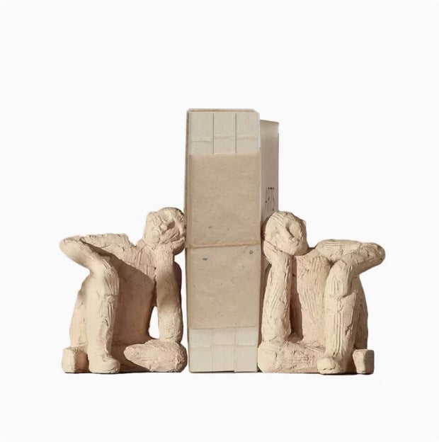 Elegant Artistic Bookend Set