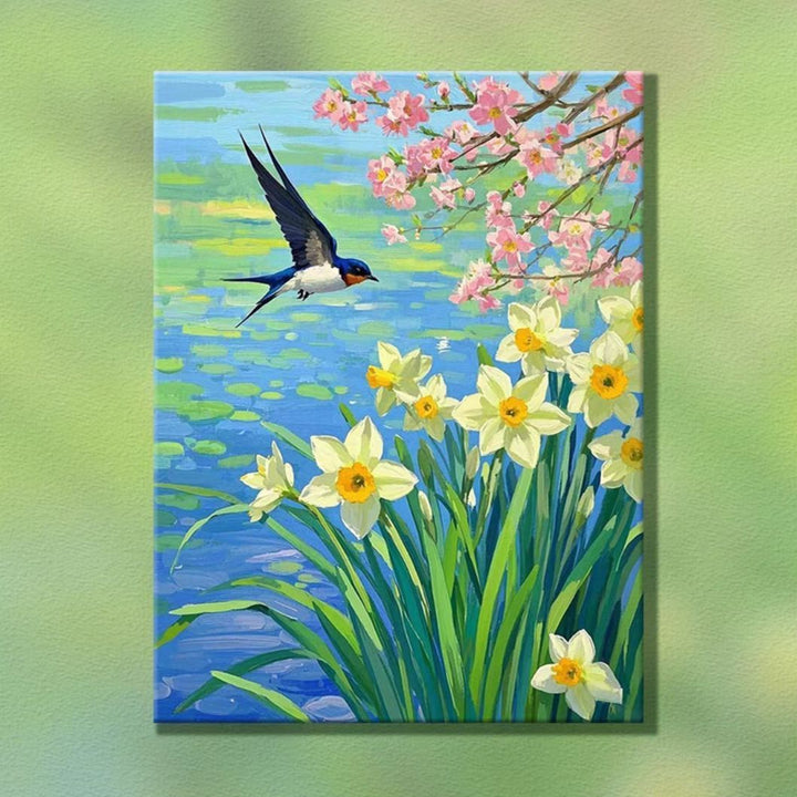 Nature-Inspired Decorative Canvas Art Bowlift